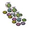 1 1/2" Glow in the Dark Neon Magical Creatures Sticker Roll 100 Pieces